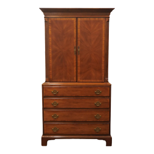 Hickory White Bookmatched Mahogany American Masterpiece Collection 41" Media Armoire 9101-45