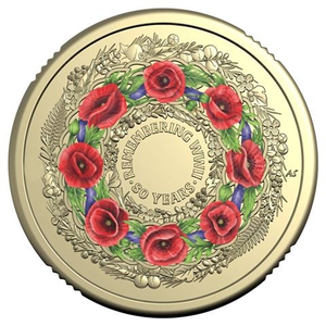 RA Mint - 2025 Poppy Wreath 80th Anniversary Of WWII $2 Premium Coin Roll