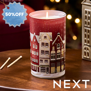 NEXT Orange & Patchouli Pillar Candle