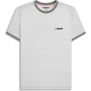 Lambretta Mens Two Tone Ringer Short Sleeve T-Shirt - XL / White