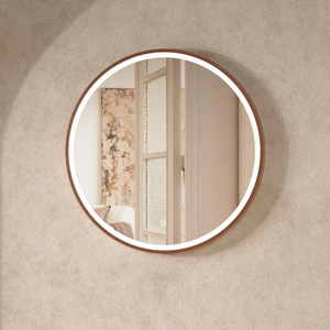 Crosswater Infinity Round Framed LED Illuminated Mirror
