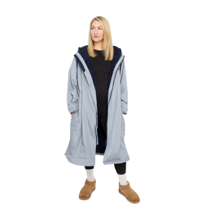 Bench Womens Harril Waterproof Changing Robe - L/XL / Grey Blue