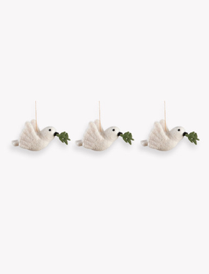 Southwold Dove Set of 3 Warm White 