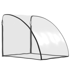 HOMCOM Baby Bike Trailer Cover, Anti Dust Rain Snow, Cold Wind, 76 x 61 x 61 cm