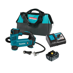 Makita DMP180RT1X 18V LXT Inflator Kit - 1x 5Ah Battery, Charger &amp; 14inch Bag