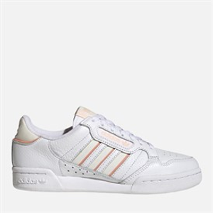 adidas Originals Womens Continental 80 Stripes Trainers Cloud White/Off White/Bliss Orange