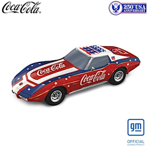 Red, White, And Coke: 1976 Corvette Tribute Sculpture