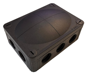 Wiska 10113408 Combi 310 117mmx85mmx51mm Empty Waterproof Junction Box - Black 