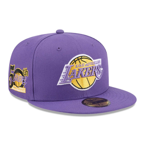 LA Lakers NBA Hardwood Classic Purple 59FIFTY Fitted Cap