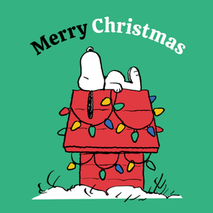 Moonpig Peanuts Christmas Card
