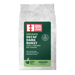 Organic Fair Trade Decaffeinated Dark Roast & Ground Coffee (Equal Exchange) 200g