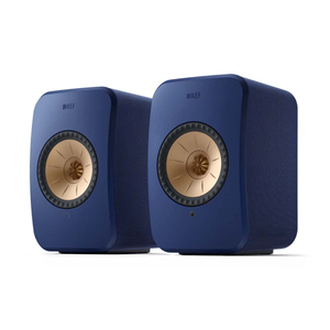 KEF LSX II Wireless Bookshelf Speaker System - Cobalt Blue