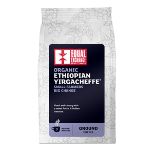 Organic & Fair Trade Ethiopian Yirgacheffe Roast & Ground Coffee (Equal Exchange) 200g