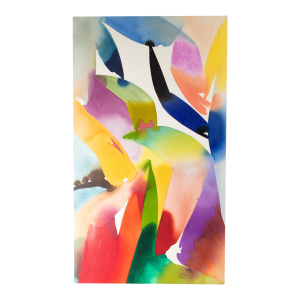 Peter Kitchell 1992 “Crowned Kingdom” Abstract Watercolor Painting
