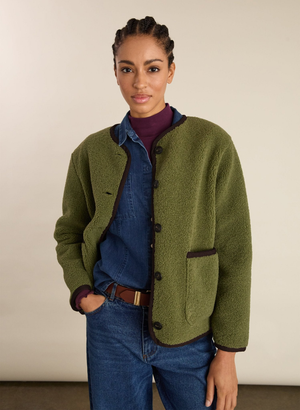 Caitlin Recycled Fleece - UK 12 | EU 38 | US 08 / Khaki