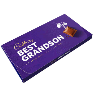 Cadbury Dairy Milk "Best Grandson" Chocolate Bar with Gift Envelope 110g