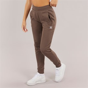 adidas Originals Womens Adicolor Trefoil Essentials Slim Joggers Earth Strata