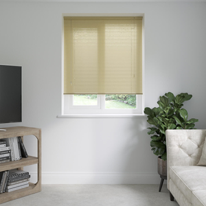 Glimmer Gold Venetian Blinds 25mm: 1200mm x 1080mm Recess