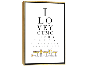 Champagne Eye Test