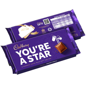 Cadbury Dairy Milk "You’re a Star" Chocolate Bar Sleeve 110g
