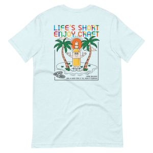 Ice Blue Enjoy Craft Dial-A-Local Organic Cotton T-Shirt - Men (XXL)