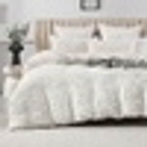 Boucle Natural Quilt Cover Set