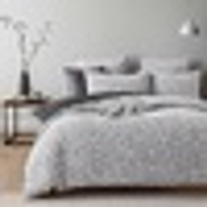 Boucle Charcoal Quilt Cover Set
