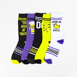 Undakuva Drunk Socks 5 Pack
