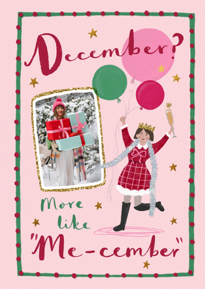 December? More Like Me-cember Photo Upload Card