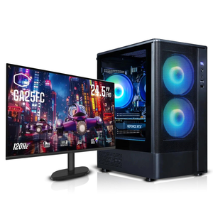 AWD-IT Erebus AMD Ryzen 7, NVIDIA RTX 5060 Ti, 32GB RAM, 1TB SSD - Windows 11 PreBuilt Gaming PC with 120Hz Gaming Monitor