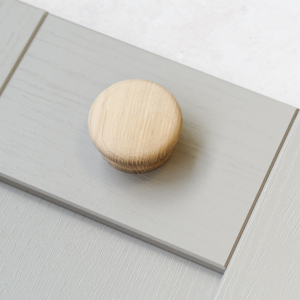 Sanded Wood Birch Cabinet Round Knobs 40mm & 55mm - 55mm Knob