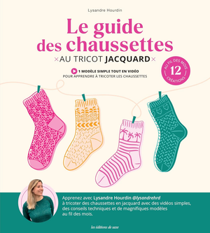Livre le guide des chaussettes au tricot jacquard