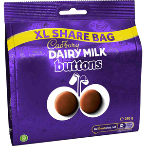 Dairy Milk Buttons XL Chocolate Share Bag 290g