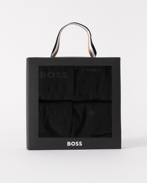 BOSS Orange Mens 4 Pack RS Iconic Sock Gift Set - Black 001