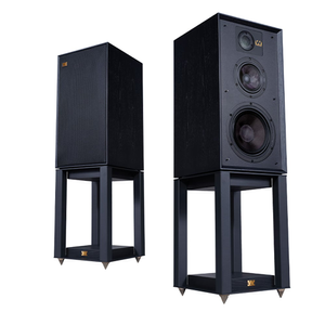 Wharfedale Linton Heritage Bookshelf Speakers with Matching Stands - Black Oak