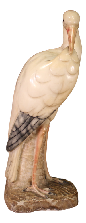 Large Heron, 1950, Alabaster