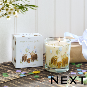 NEXT Hamish Happy Birthday Boxed Candle