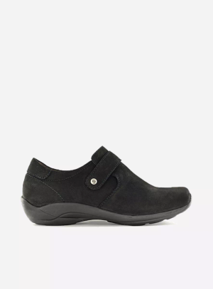 Katie - black nubuck - Black, 39