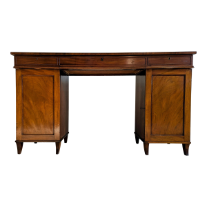Circa 1820 English Regency Mahogany Pedestal Sideboard