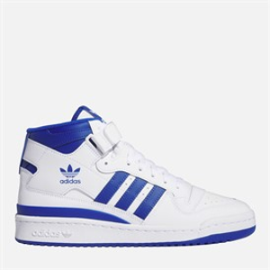 adidas Originals Mens Forum Mid Trainers Cloud White/Royal Blue/Cloud White