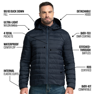 BÆR-Kit Storm Armor Jacket + Ultra Lite Down Hoodie (3-in-1)