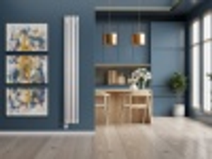 Eden Teppra 1200W Electric Vertical Radiator in White with Smart WiFi Control, 1800 x 240mm