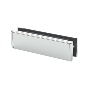 Rutland RLP TS008 Intumescent Letterbox 311.4mm - 60 mins - Polished Nickel Plate