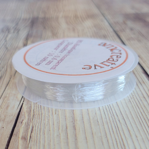 Fil élastique pour perles 0,40 mm - Transparent