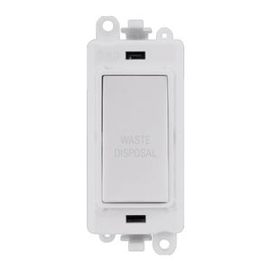 Scolmore Click GM2018PW-WD Gridpro 20A Double Pole Switch Polar White - Waste Disposal
