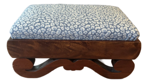 Leopard Print Footstool
