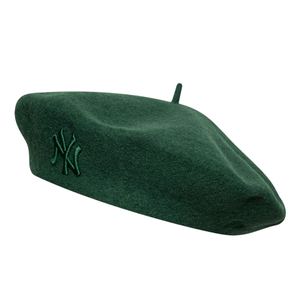 New York Yankees Womens MLB Wool Dark Green Beret