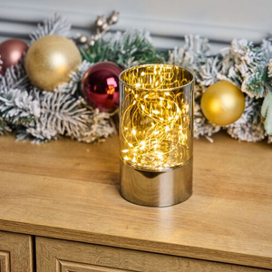 Cashel Living LED Glass Cylinder