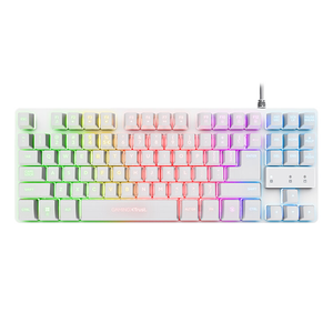 TECLADO GAMING TRUST THADO BRANCO TKL