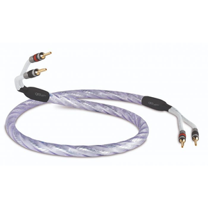 QED Signature Genesis Silver Spiral Terminated Speaker Cable - 2m